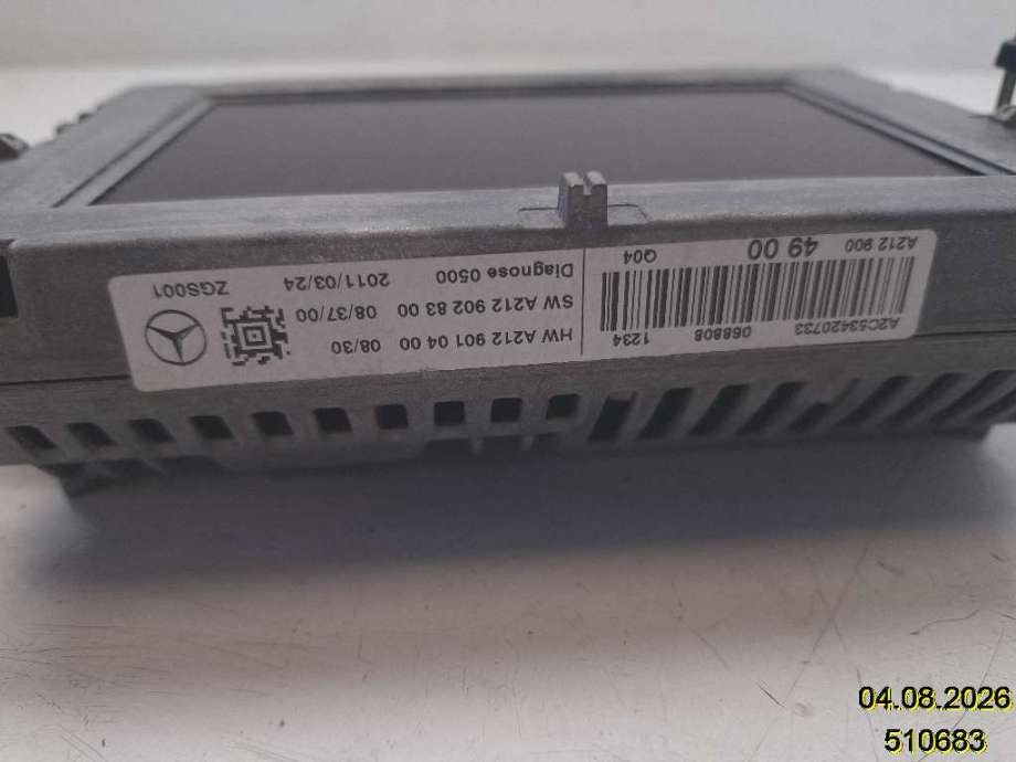 Instrument kjørecomputer til Mercedes E-Klasse 2009-2013 (Fase 1) (W212) (W212) (MERCEDES|A 212 900 49 00|A2C53420733|)