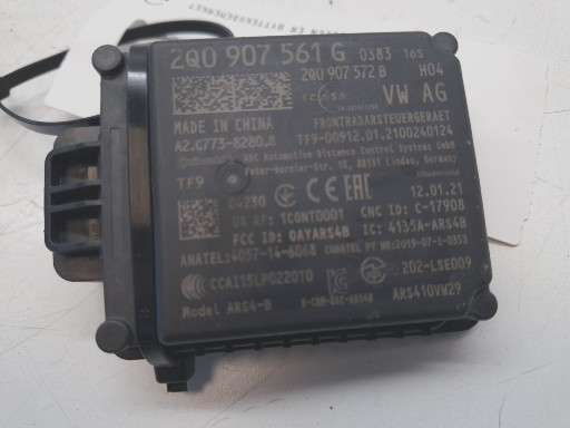 Sensor radar til VW Tiguan 2016-2020 (Type II, Fase 1)  (VOLKSWAGEN|2Q0 907 561 G|A2C77382808|)