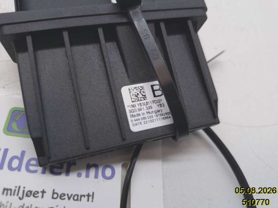 Diverse deler til VW Tiguan 2016-2020 (Type II, Fase 1)  (VOLKSWAGEN|3Q0 941 329|0 444 050 203|)