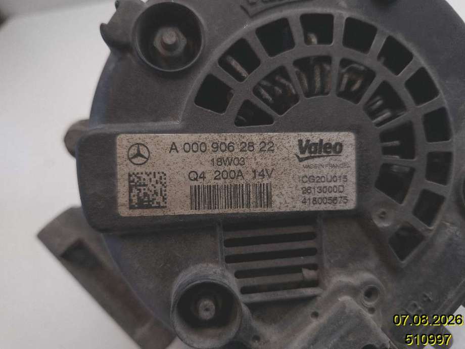Dynamo til Mercedes Vito 2014-->> (W447) (W447) (MERCEDES|A 000 906 28 22|2613000D|)