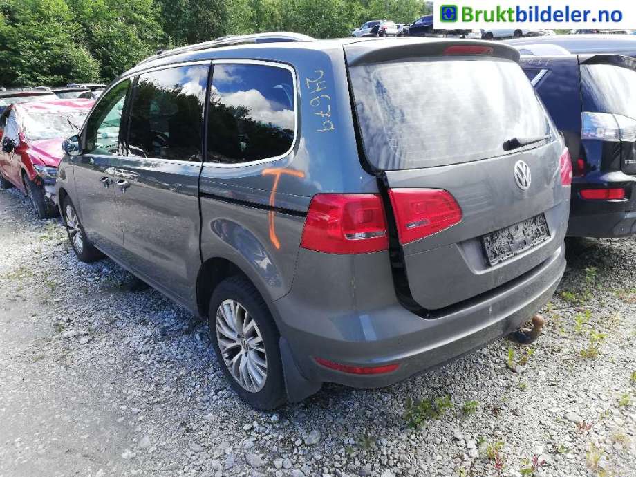 Bakluke til VW Sharan, 2010-->> (Type II)  (VOLKSWAGEN|)