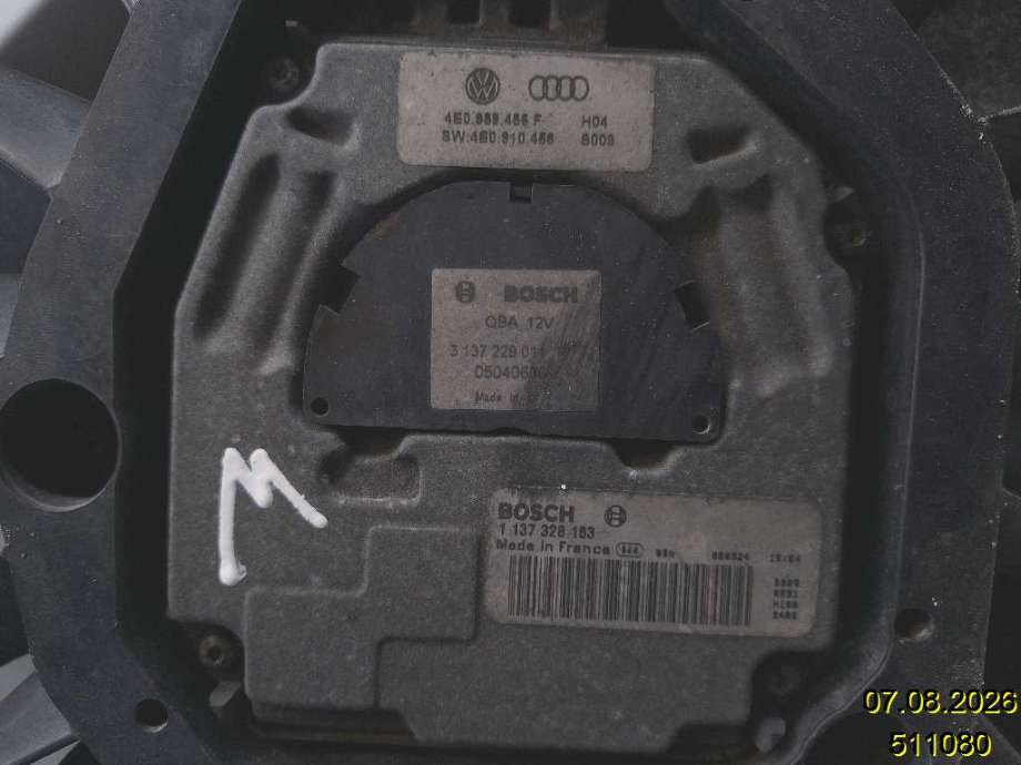 Kjølevifte til Audi A8 2003-2010 (Type II)  (AUDI|4E0 959 455 F|1 137 328 163|)