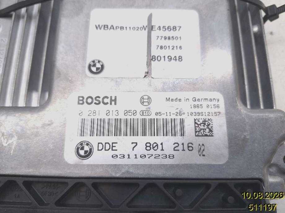 Styreenhet motor til BMW X3 2003-2006 (Fase 1) (E83) (E83) (BMW|7 801 216-02|0 281 013 050|)