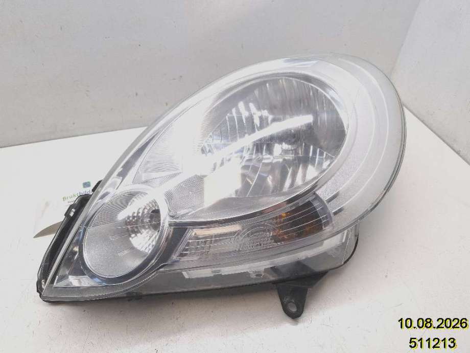 Frontlykt venstre halogen til Renault Kangoo, 2008-2021 (Type II)  (RENAULT|260603401R)