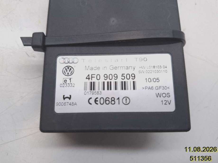 Styreenhet klima/aircondition til Audi A8 2003-2010 (Type II)  (AUDI|4F0 909 509|)
