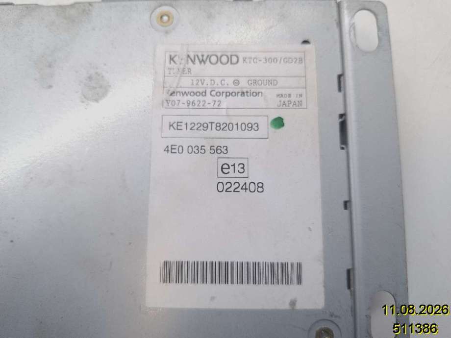 Bilstereo diverse til Audi A8 2003-2010 (Type II) (AUDI|4E0 910 563 B||4E0 035 563)