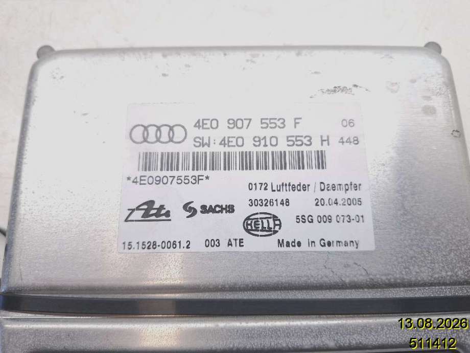 Styreenhet nivå/luftfjæring til Audi A8 2003-2010 (Type II) (AUDI|4E0 910 553 H|15.1528-0061.2|4E0 907 553 F)