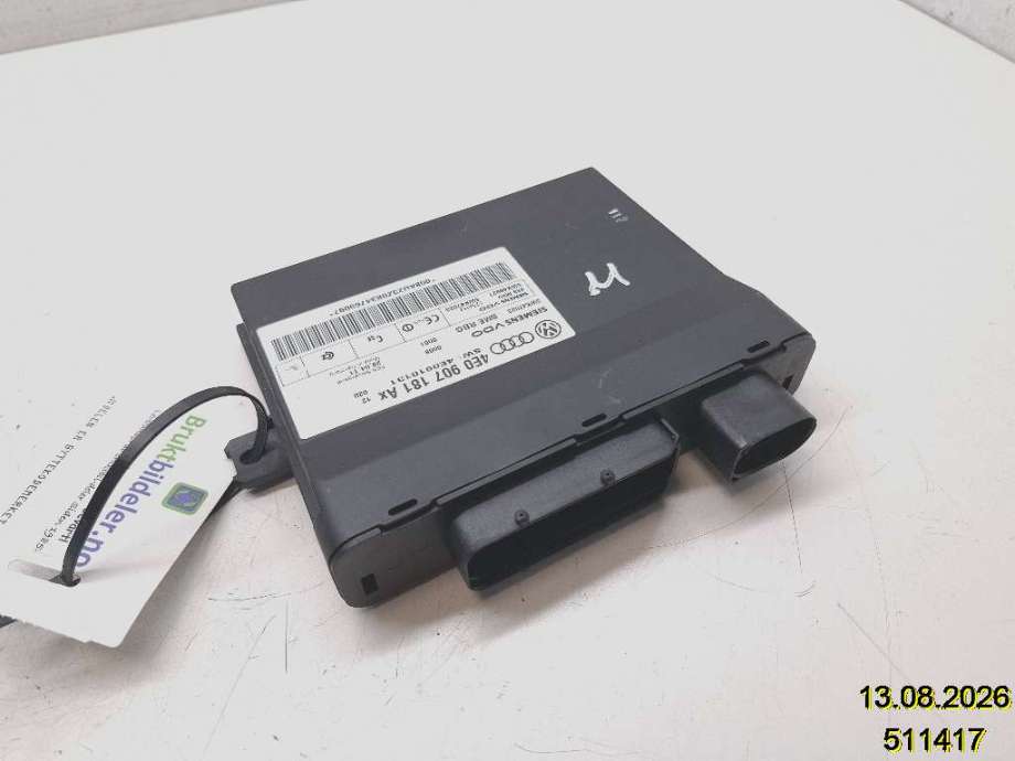 Styreenhet nøkkelfri/keyless til Audi A8 2003-2010 (Type II) (AUDI|4E0 907 181 A X|5WK47023|4E0 910 131)