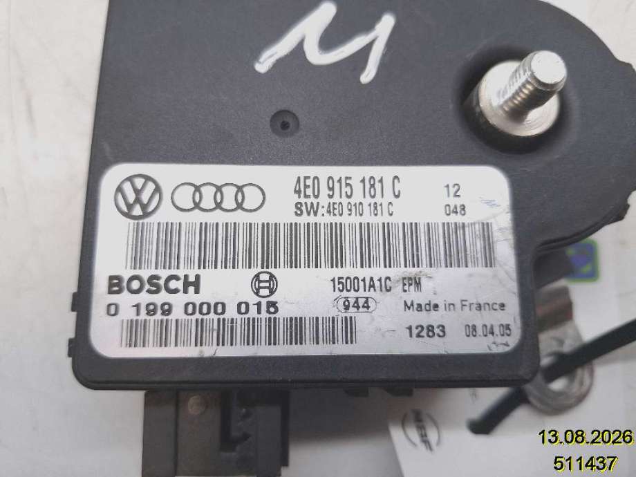 Styreenhet batteri til Audi A8 2003-2010 (Type II) (AUDI|4E0 910 181 C|0 199 000 015|4E0 915 181 C)