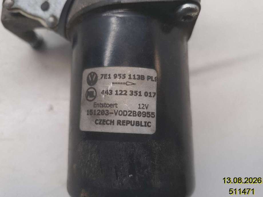 Viskermotor frontrute til VW Transporter / Caravelle 2015-2019 (T6) (T6) (VOLKSWAGEN|7E1 955 113 B|443 122 351 017|)