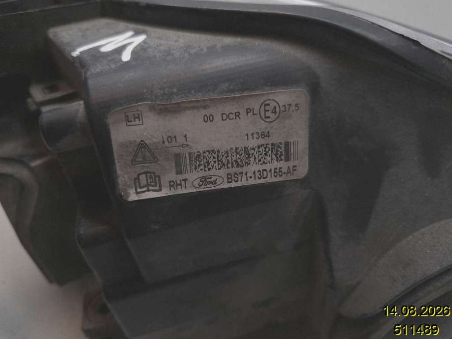 Frontlykt venstre xenon til Ford Mondeo 2011-2014 (Type IV, Fase 2)  (FORD|BS71-13D155-AF|11364|)