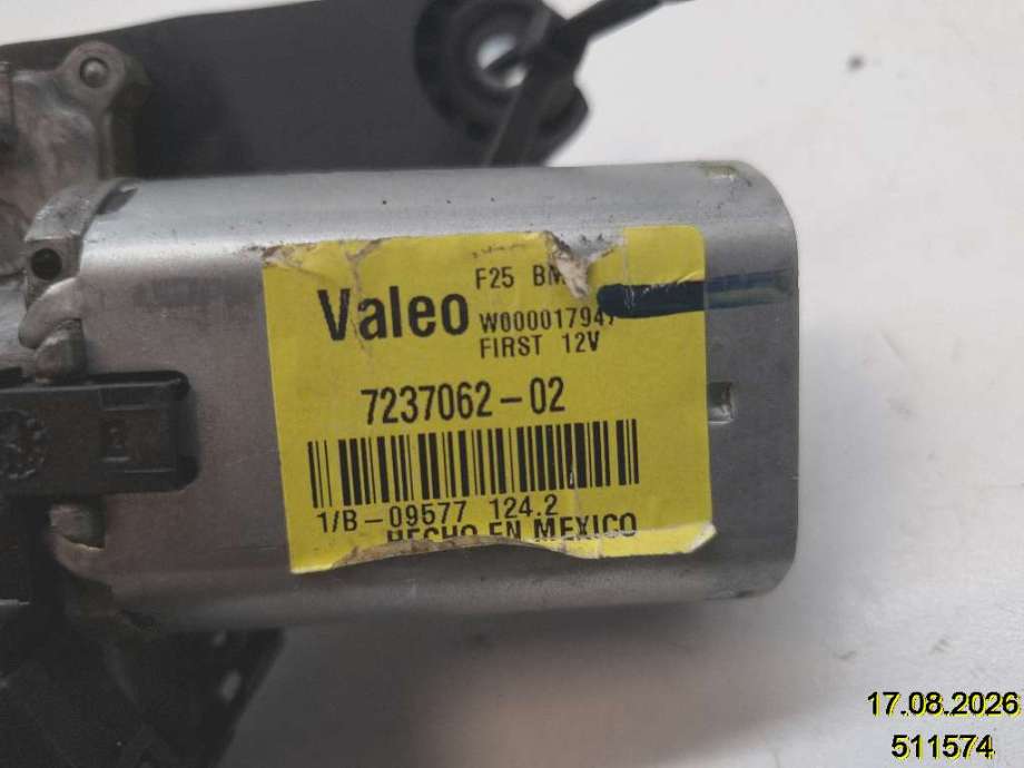 Viskermotor bakrute til BMW X3 2010-2017 (F25) (F25) (BMW|67 63 7 237 062|W000017947|)