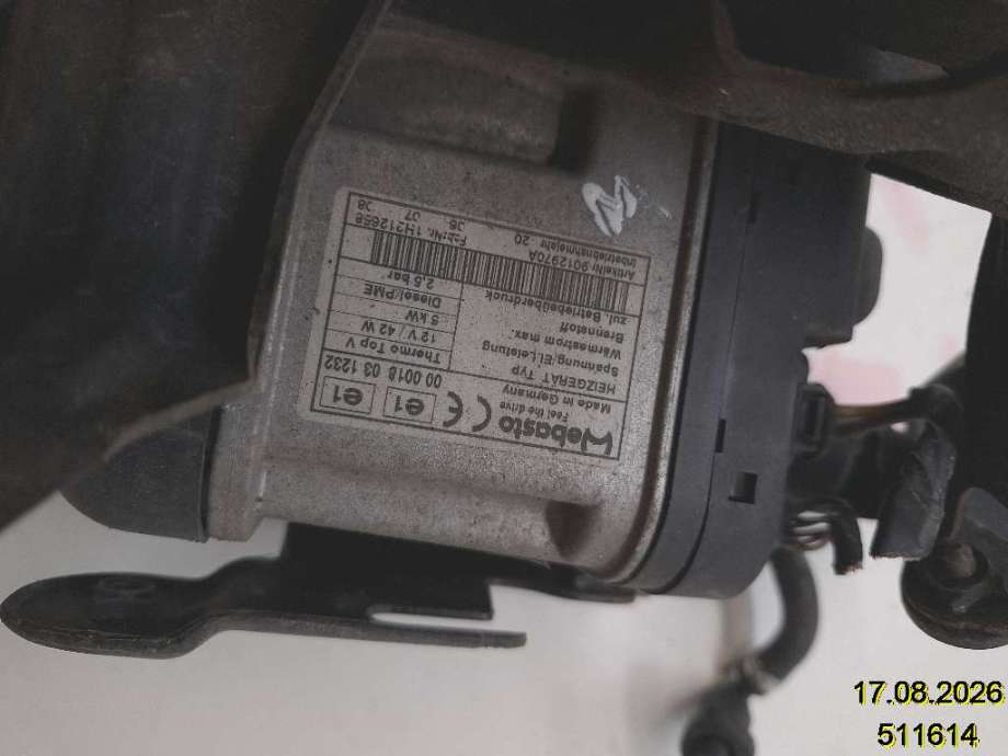 Dieselvarmer til VW Caddy 2004-2010 (Type III, Fase 1) (VOLKSWAGEN|1K0 815 065 AD|9012972A|)