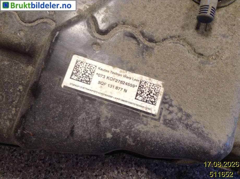 AdBlue tank til VW Tiguan 2016-2020 (Type II, Fase 1)  (VOLKSWAGEN|5QF 131 877 N|)