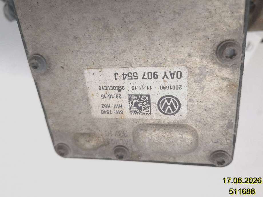 Kardang klokke bak til VW Caddy 2015-2020 (Type III, Fase 3) (VOLKSWAGEN|0CQ 525 554 G|)
