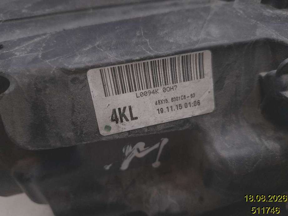 Frontlykt venstre halogen til Mitsubishi Outlander 2015-->> (Type III, Fase 2)  (MITSUBISHI|8301C863|)
