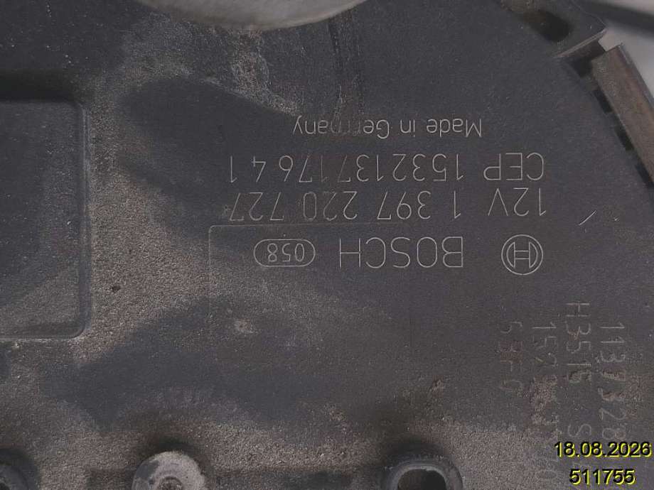 Viskermotor frontrute til VW Caddy 2015-2020 (Type III, Fase 3) (VOLKSWAGEN|2K1 955 119 D|1 397 220 727|)