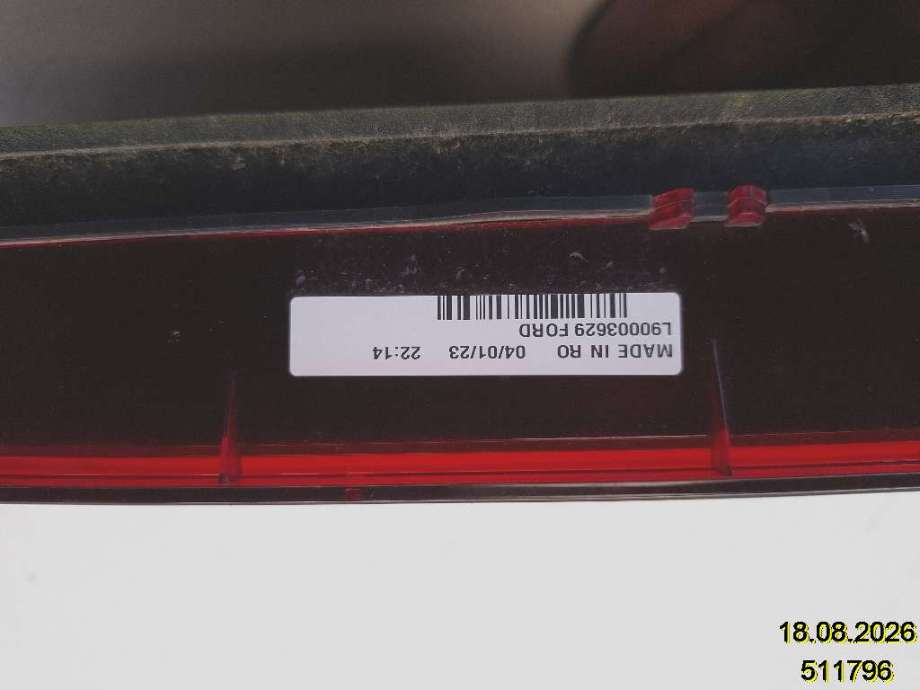 Baklykt bremselys bakrute til Ford Transit Connect 2018-->> Type II, Fase 2 (FORD|DT1113A601AE|L90003629|)