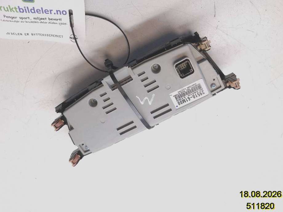 Varmeapparat betjening til Suzuki SX4 S-CROSS 2013-->> (Type II) (SUZUKI|39510-61M10-BKZ|3221007WFC|39510-61M0)