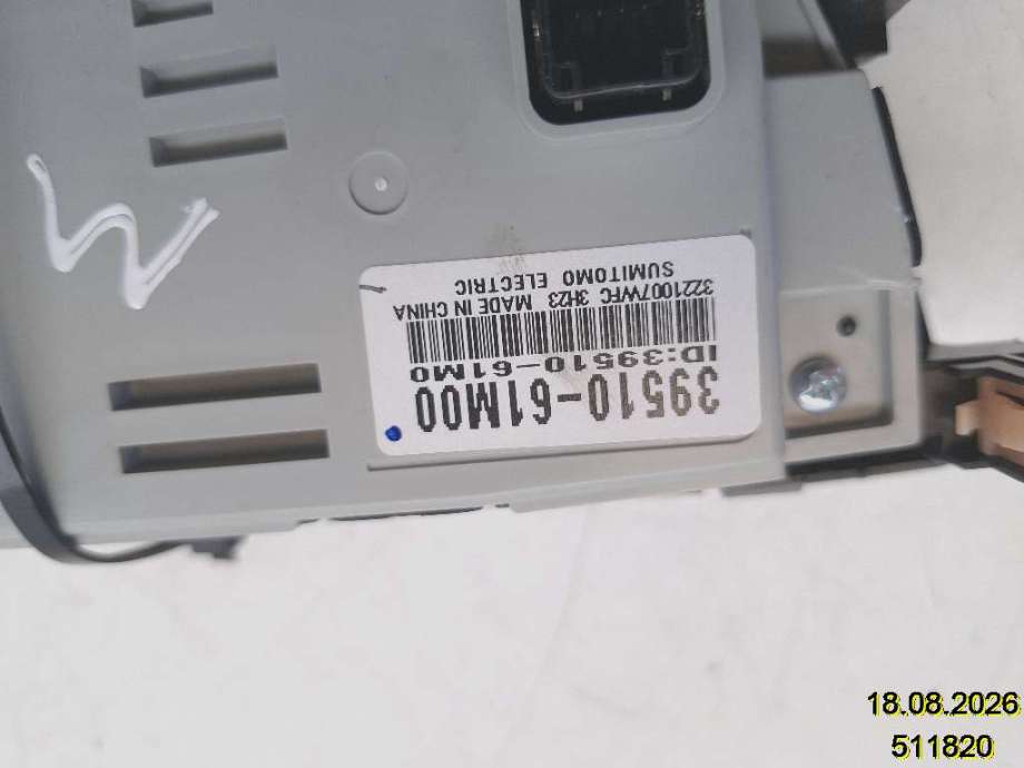 Varmeapparat betjening til Suzuki SX4 S-CROSS 2013-->> (Type II) (SUZUKI|39510-61M10-BKZ|3221007WFC|39510-61M0)