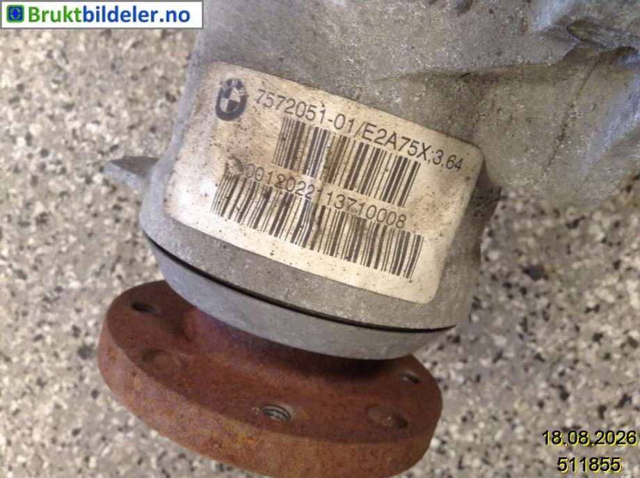 Kardang til BMW X1 2009-2015 (E84) (E84) (BMW|7 572 051-01|E2A75X|)