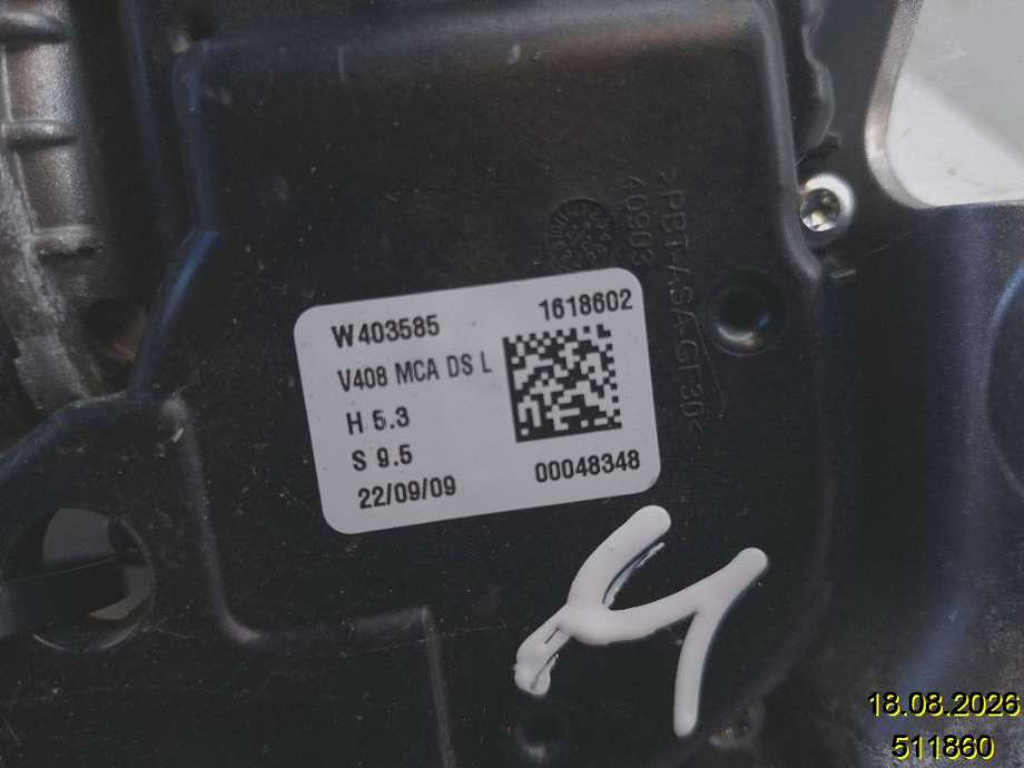 Viskermotor frontrute til Ford Transit Connect 2018-->> Type II, Fase 2  (FORD|KT18-17504-AD|W417521|)