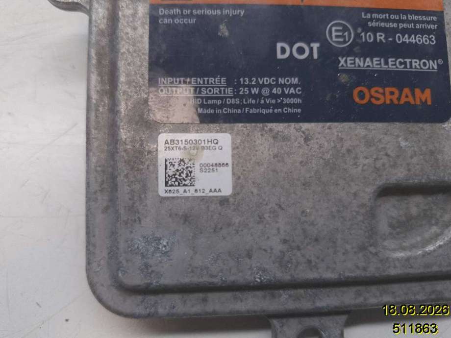 Styreenhet xenon/ballast til Ford Transit Connect 2018-->> Type II, Fase 2 (FORD||AB3150301HQ)