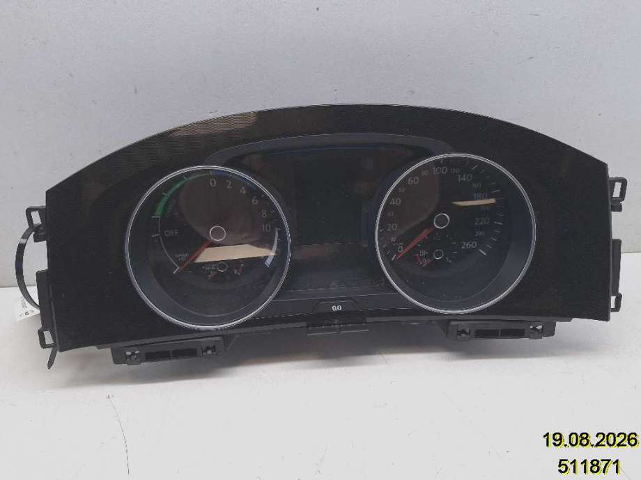 Instrumentpanel til VW e-Golf, 2014-2017 (Fase 1)  (VOLKSWAGEN|5G1 920 754 A)