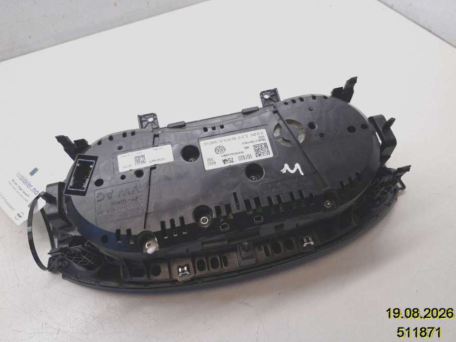 Instrumentpanel til VW e-Golf 2014-2017 (Fase 1)  (VOLKSWAGEN|5G1 920 754 A|A2C94778400|)