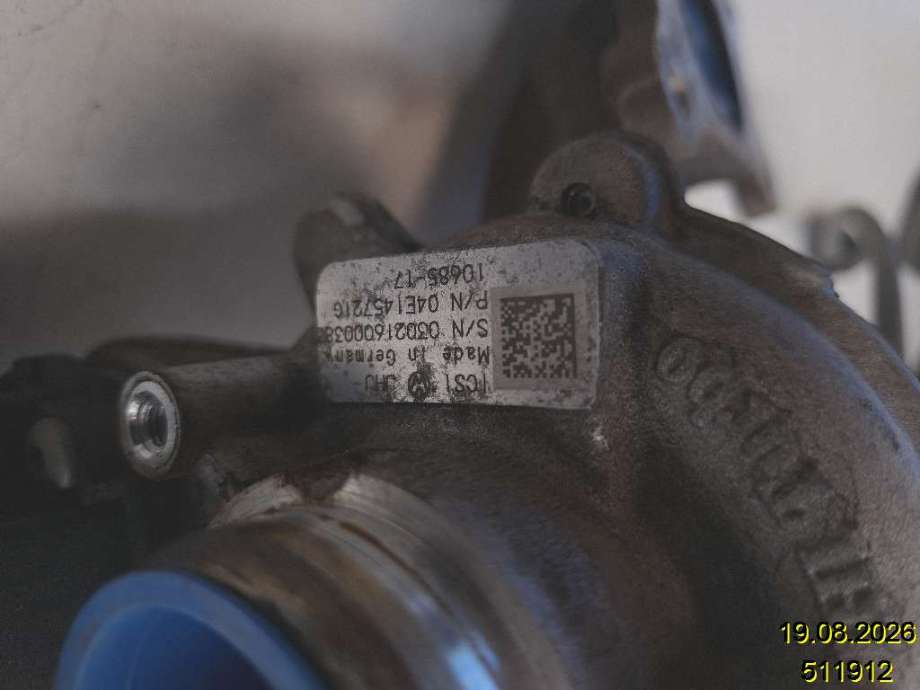 Turbo til VW e-Golf 2014-2017 (Fase 1) (VOLKSWAGEN|04E 145 721 G|10685-17|)