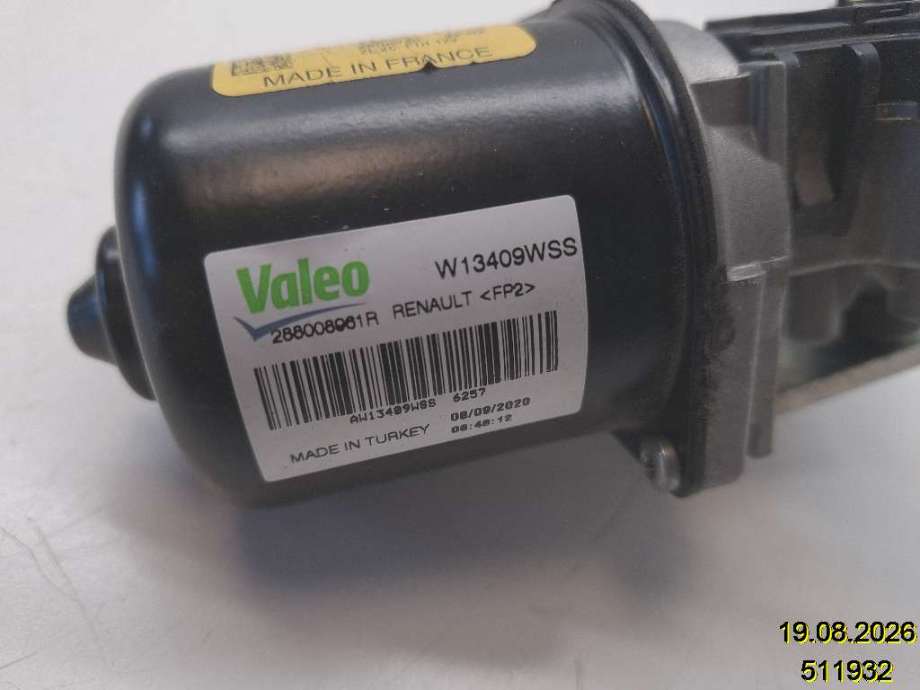 Viskermotor frontrute til Renault Clio 2012-2016 (Type IV, Fase 1) (RENAULT|288008961R|W13409WSS|)