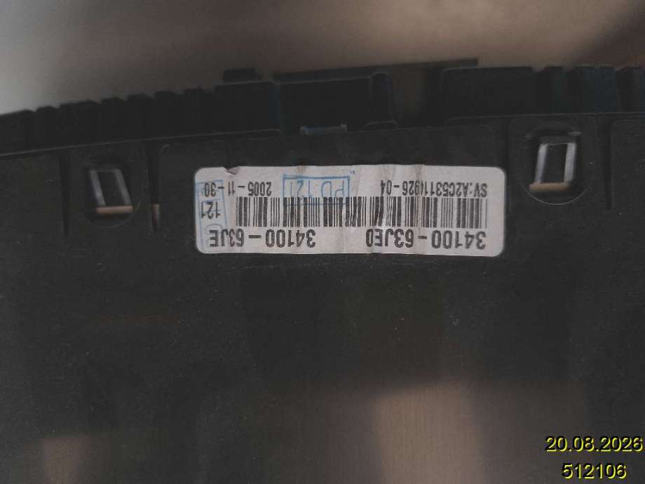 Instrumentpanel til Suzuki Swift 2005-2010  (SUZUKI|34100-63JE0|A2C53114926|)