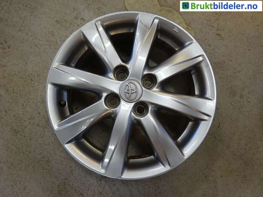 Felgsett aluminium til Toyota Yaris, 2014-2020 (Type III, Fase 2) (TOYOTA|42611-0D610)