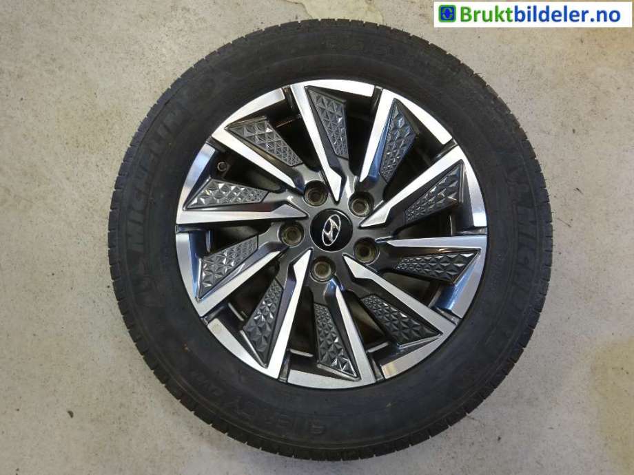 Hjulsett aluminium sommer til Hyundai Ioniq Electric 2019-->> (Fase 2) (HYUNDAI|MICHELIN|6JX16 ET50 5X114.3|52910-G7700)