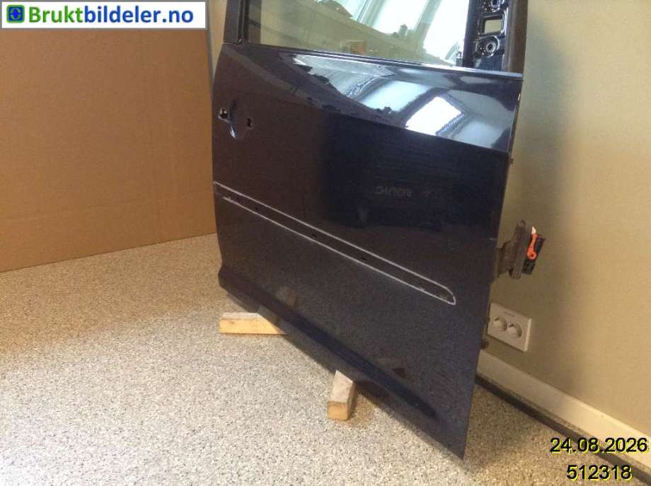Dør høyre 2dørs til VW Caddy 2015-2020 (Type III, Fase 3) (VOLKSWAGEN|2K5 831 056|)