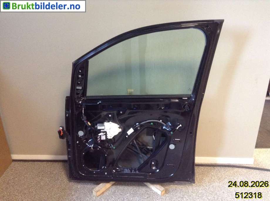 Dør høyre 2dørs til VW Caddy 2015-2020 (Type III, Fase 3) (VOLKSWAGEN|2K5 831 056|)