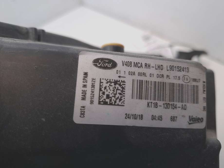 Frontlykt høyre xenon til Ford Transit Connect 2018-->> Type II, Fase 2 (FORD|KT1B-13D154-AD|90152413|)