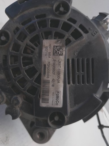 Dynamo til Ford Transit Connect 2018-->> Type II, Fase 2 (FORD|JX6T10300JA|318009507|)
