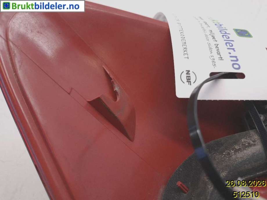 Baklykt høyre til Toyota Auris 2007-2010 (Type I, Fase 1) (TOYOTA|8155102380|)
