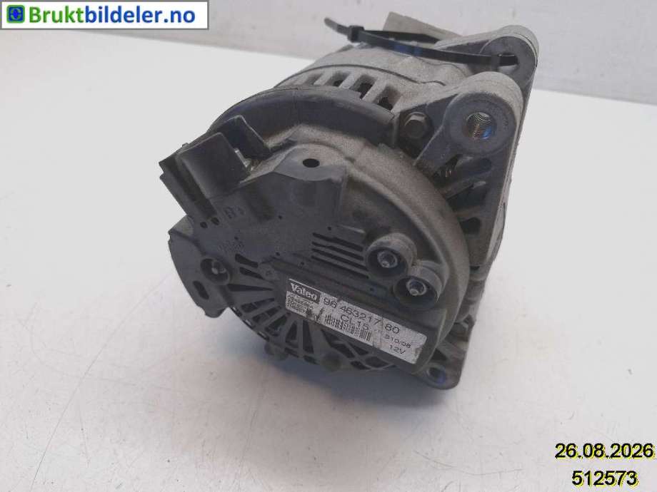 Dynamo til Peugeot 308 2007-2011 (Type I, Fase 1) (PEUGEOT|5705 NH|2543526A|96 463 217 80)