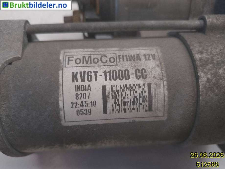 Starter diesel til Ford Transit Connect 2018-->> Type II, Fase 2  (FORD|KV6T11000CC|)