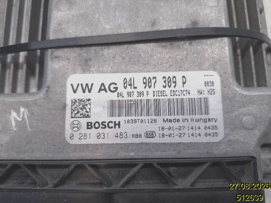 Styreenhet motor til VW Tiguan 2016-2020 (Type II, Fase 1) (VOLKSWAGEN|04L 907 309 P|0 281 031 483|)