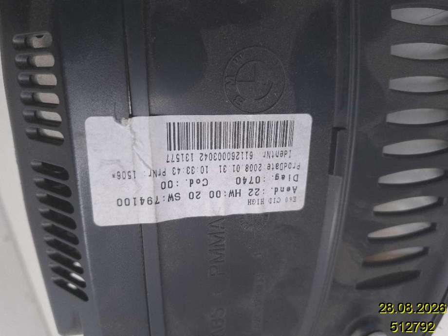 Instrument kjørecomputer til BMW 5-Serie 2003-2010 (E60/E61) (E60/E61) (BMW|65 82 9 151 978|A2C53299839|)