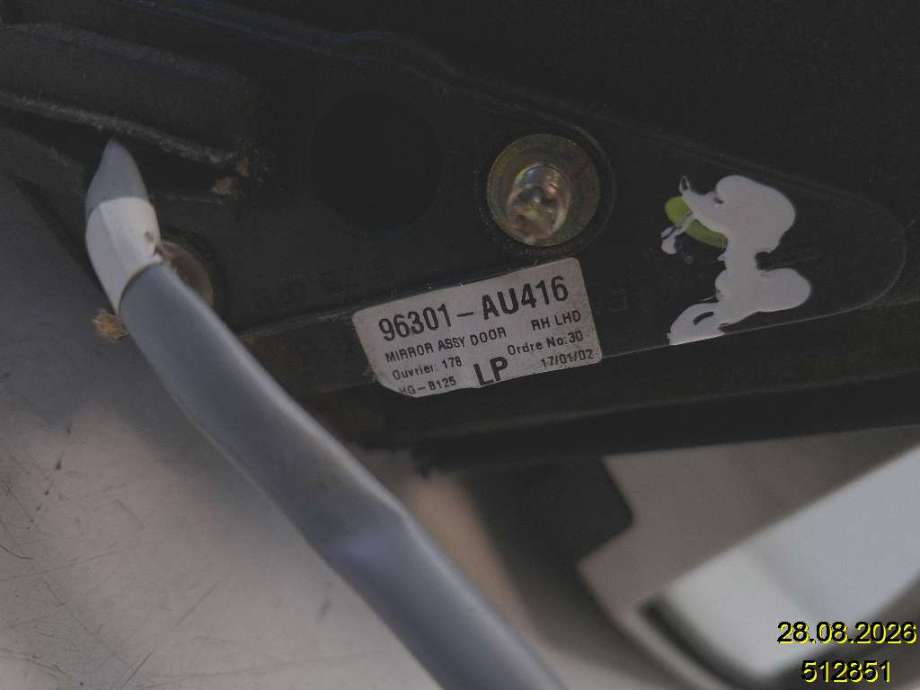 Speil høyre til Nissan Primera 2002-2007 (P12) (P12) (96301-AU416|)