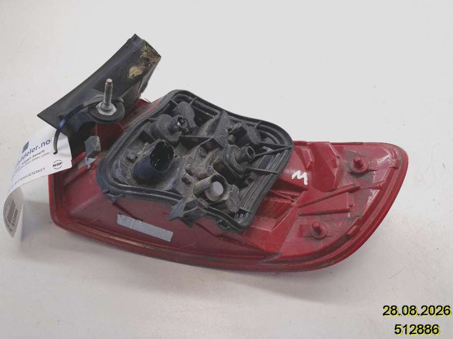 Baklykt venstre til Audi A3 2009-2012 (Type II, Fase 2)  (AUDI|8P4 945 095 E|)