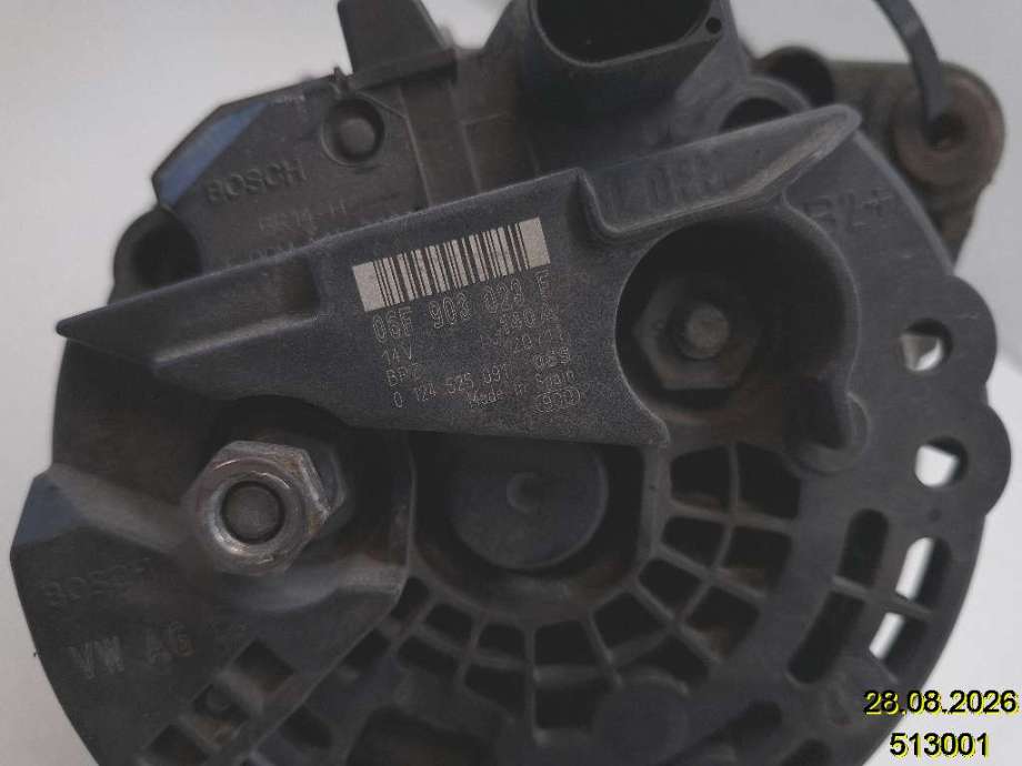 Dynamo til VW Caddy 2010-2015 (Type III, Fase 2)  (VOLKSWAGEN|06F 903 023 F|0 124 525 091|)