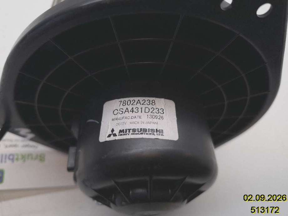 Varmeapparat motor til Mitsubishi Outlander 2012-2015 (Type III, Fase 1) (7802A238|CSA431D233|)