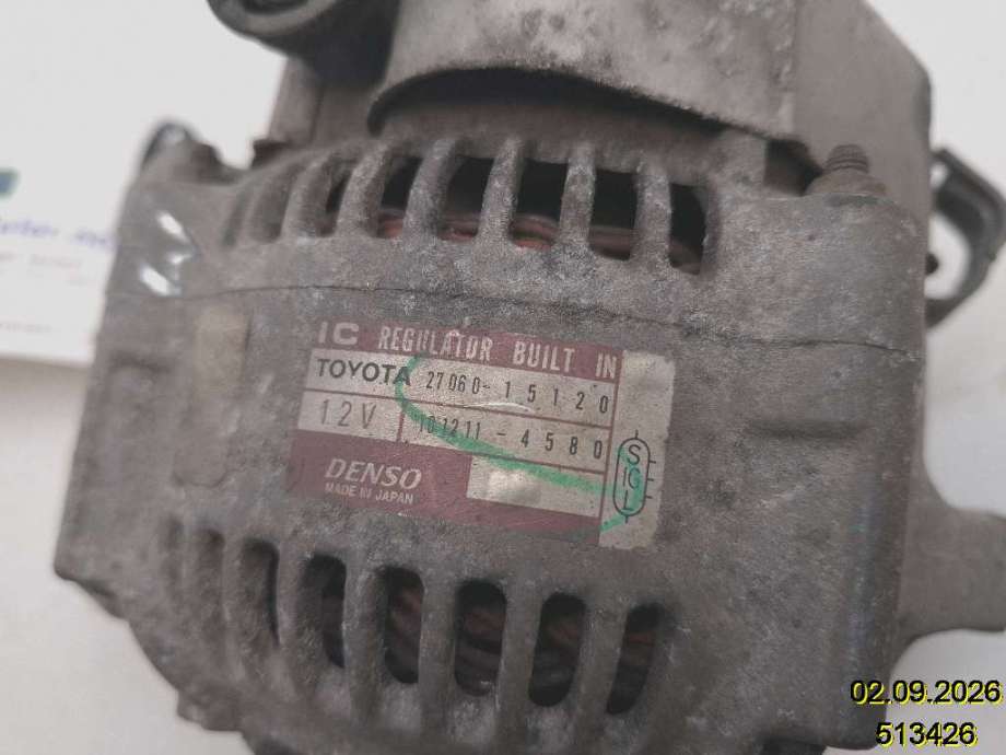 Dynamo til Toyota Corolla 2000-2002 (Fase 2) (27060-15120|101211-4580|)