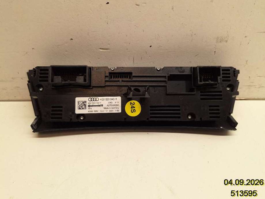Varmeapparat betjening til Audi A6 2011-2014 (Type IV, Fase 1) (C7) (C7) (4G0 820 043 AC|A2C53400296|)