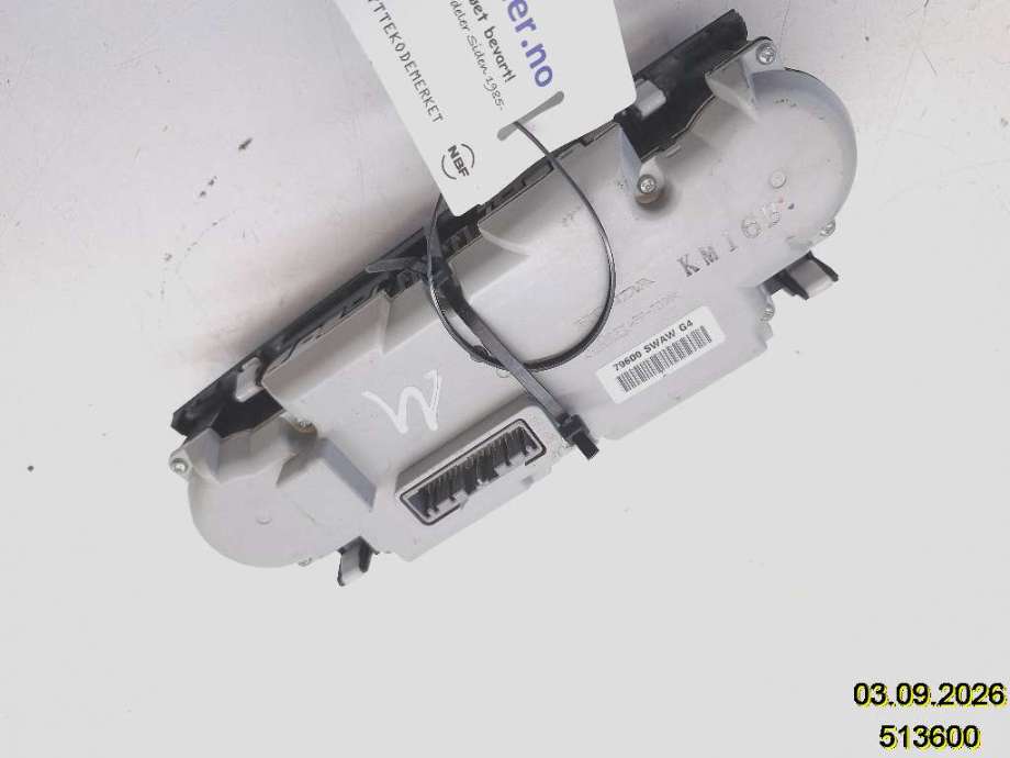 Varmeapparat betjening til Honda CR-V 2007-2012 (Type III)  (79600 SWA G4|)